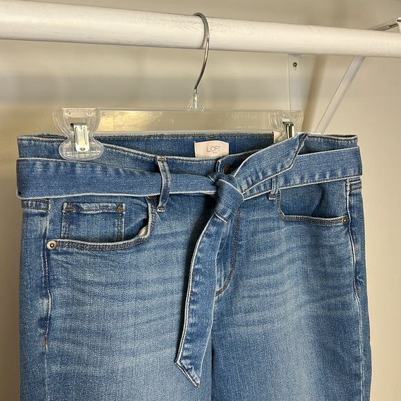 NWT Loft Outlet Modern Denim Crop Jeans- 6 - Picture 4 of 7